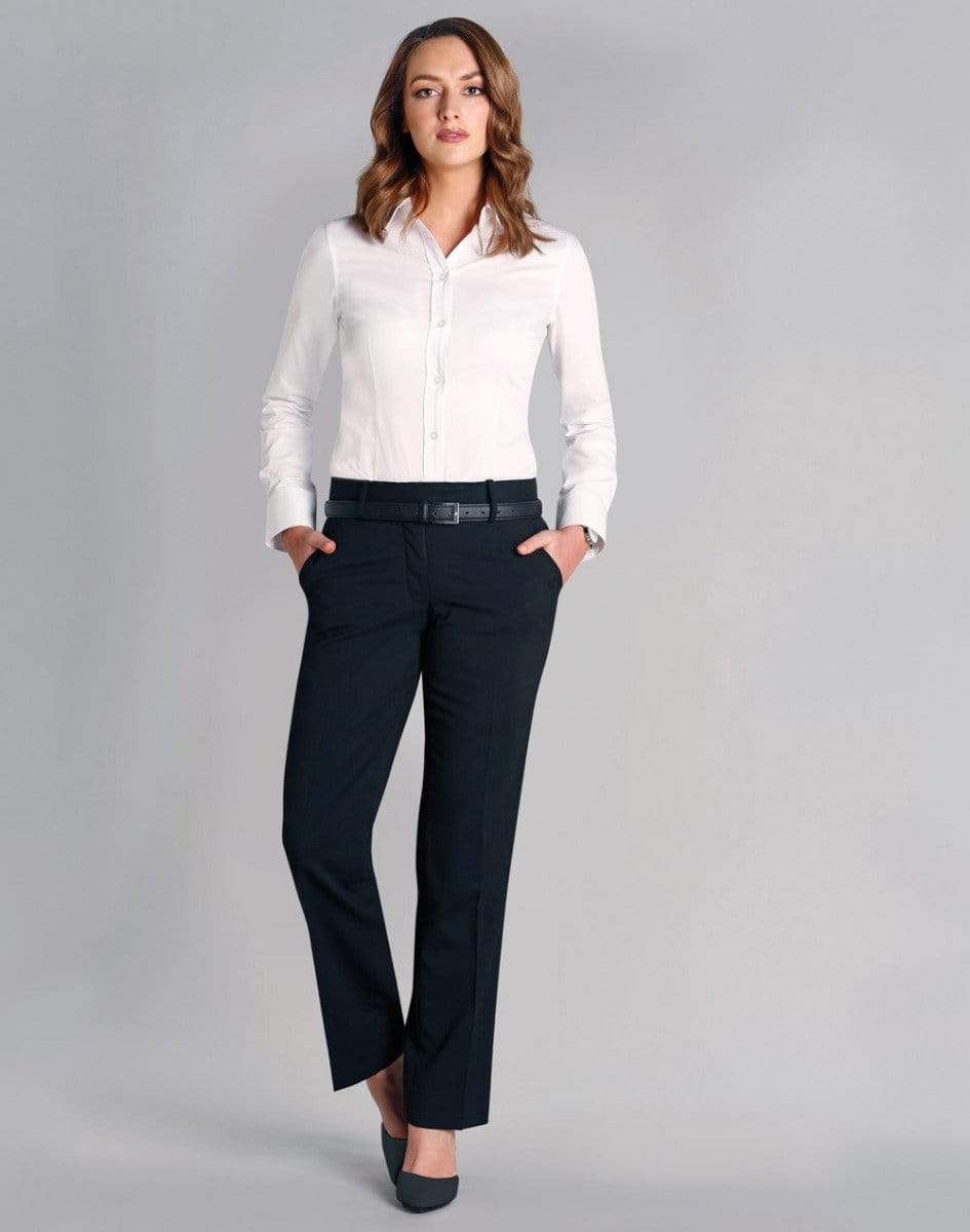 BENCHMARK Women's Wool Blend Stretch Low Rise Pants M9410 Corporate Wear Benchmark   